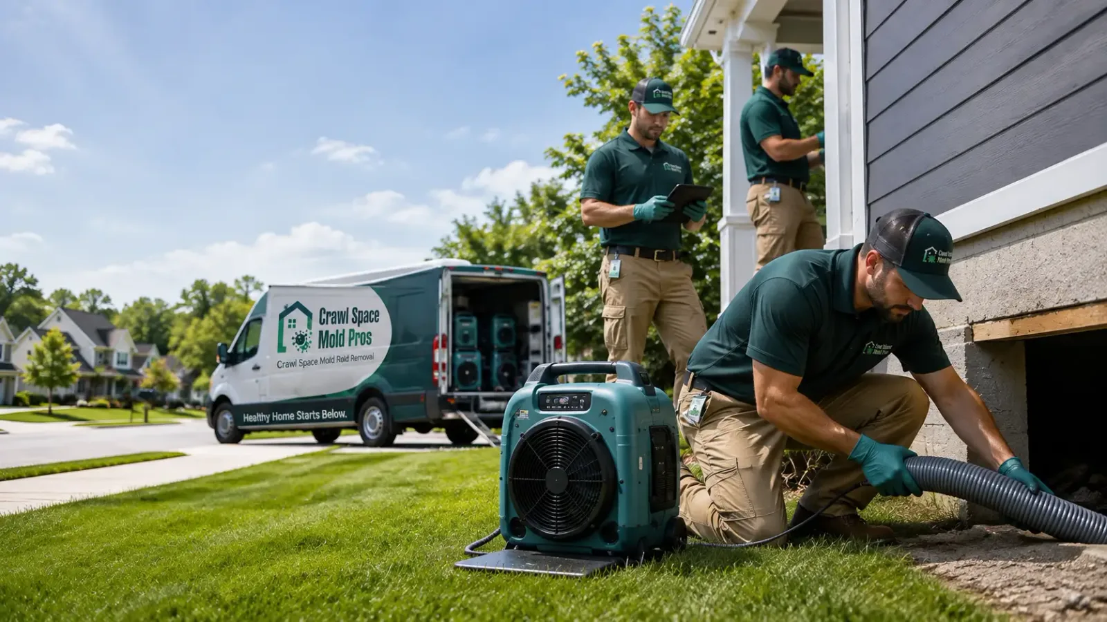 Crawl Space Mold Removal in Somers, CT